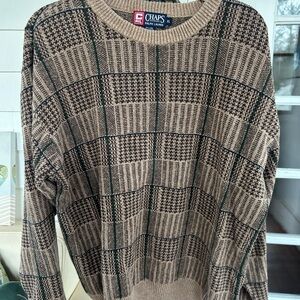 Ralph Lauren (Chaps) Hounds Tooth Knit Sweater